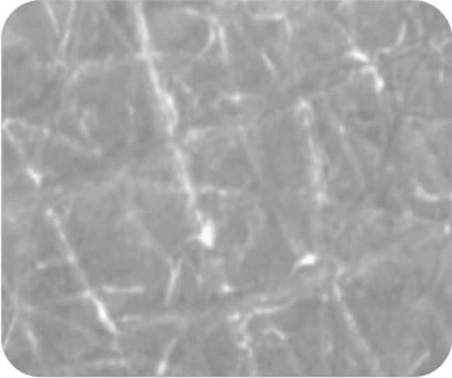 A microscopic or close-up view showing skin undergoing hydration, with slightly reduced cracking and improved surface texture.