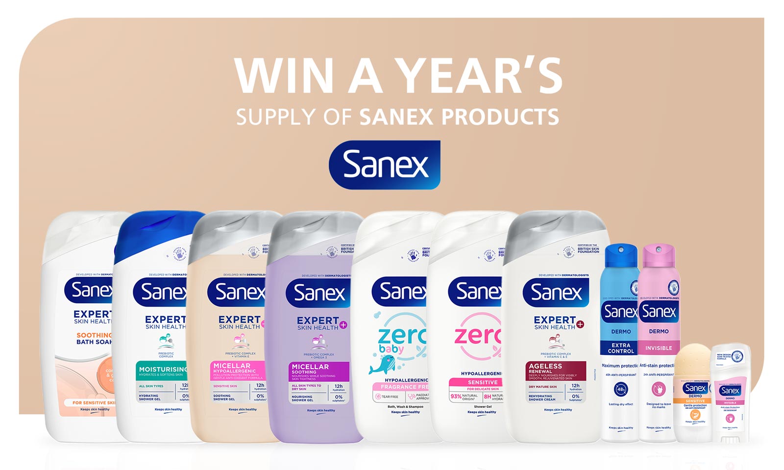 Sanex Social Giveaway – Sanex 40th Birthday Giveaway
