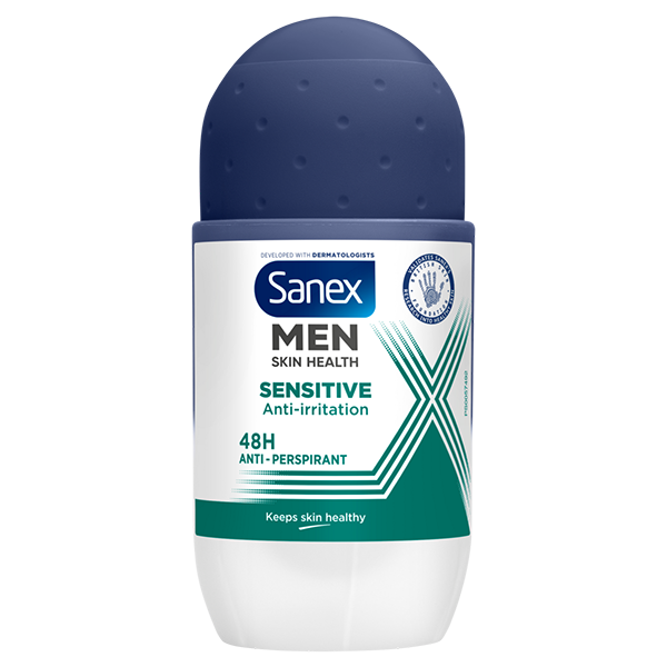 Sanex Men Skin Health + Sensitive + 48H Antiperspirant + Roll On