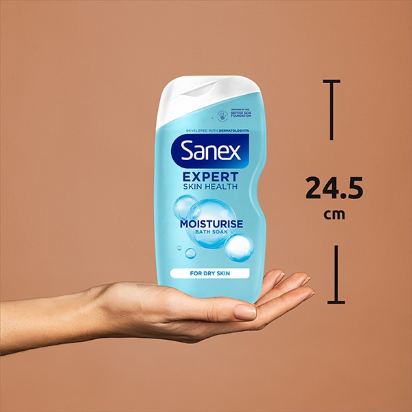 A close-up showing the new height of the product