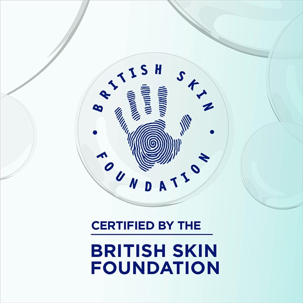 Swirl pattern imprinted on handprint.