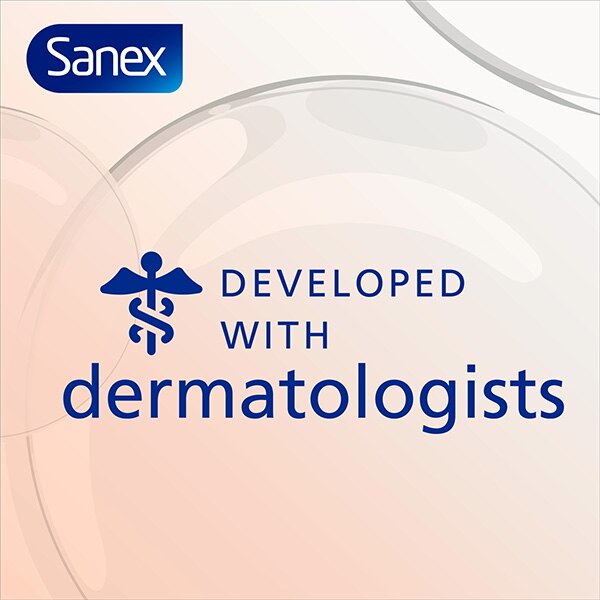 Transparent bubbles in the background with text specifically developed with dermatologists