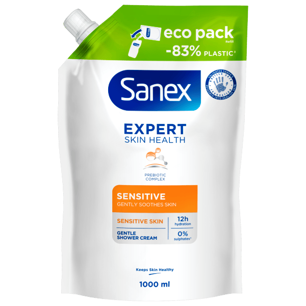 Sanex Expert Skin Health Sensitive Shower Cream Refill Sanex Expert Skin Health Sensitive Refill