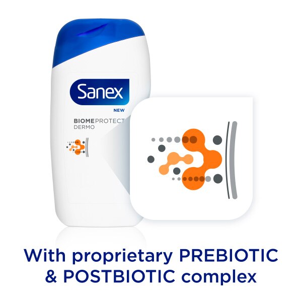 Sanex BiomeProtect Dermo Shower Cream for Sensitive Skin benefit