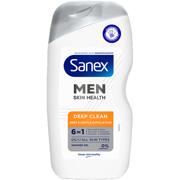 Sanex Men Skin Health Deep Clean Shower Gel 400 ml