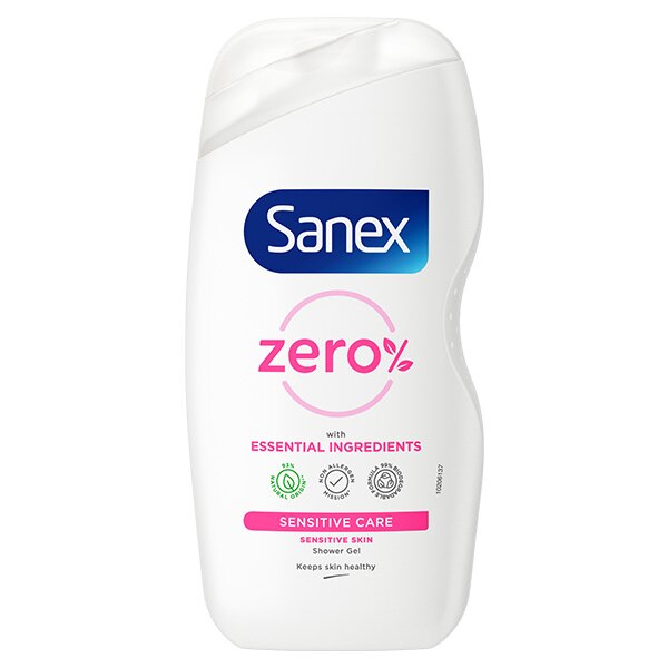 SANEX Zero% Sensitive Skin Shower Gel (Sensitive and Atopic Prone Skin)