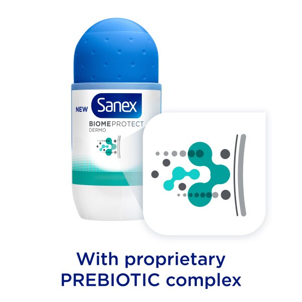 Sanex BiomeProtect Dermo Moisturising Deodorant Roll – On