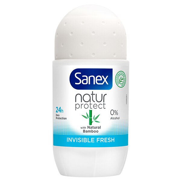 SANEX NaturProtect Bamboo Invisible Fresh Roll-On